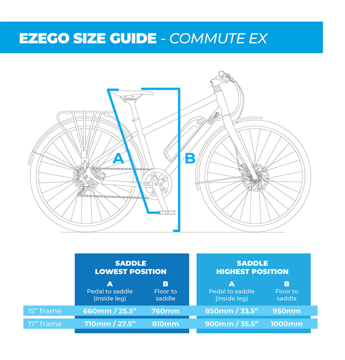 Ezego Commute Ex Ladies Step Through Electric Bike 250W