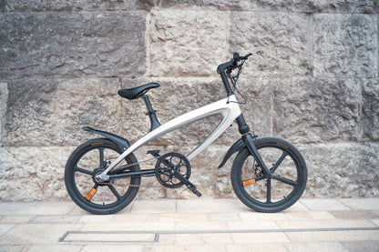 Cruzaa Gunmetal Grey E-Bike with Bluetooth & Speakers