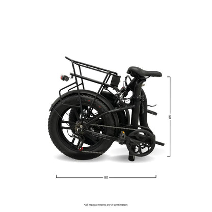 E movement Hunter Extreme Fat Tyre Folding E-Bike 250W