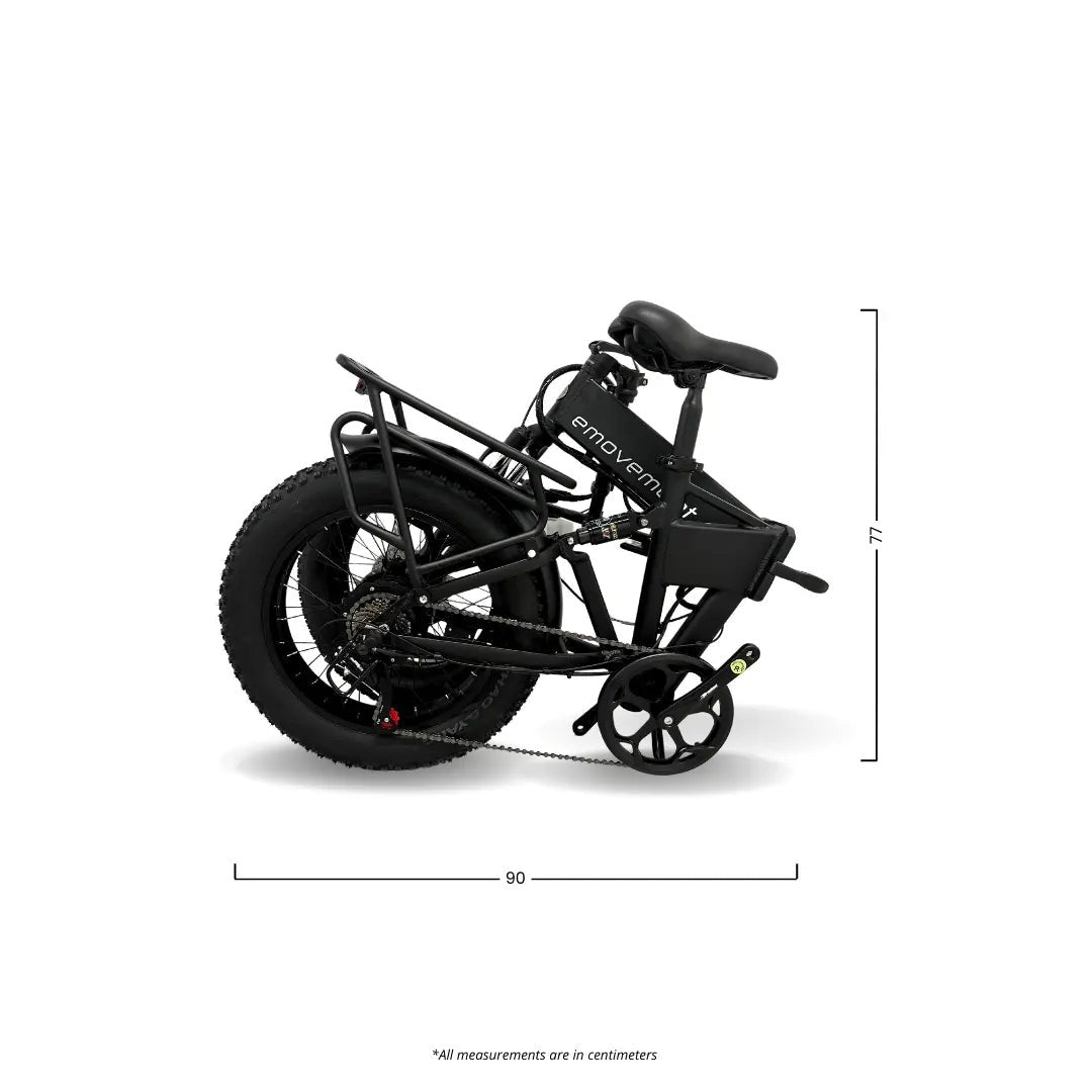 E Movement Panther v4.2 Fat Tyre Folding E-Bike 250W